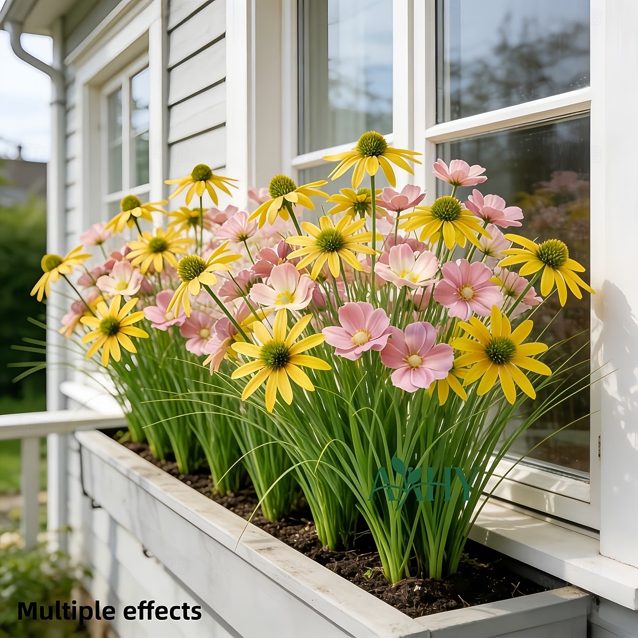 20Pcs Artificial Outdoor Flowers and Bulbous Grass, Plastic Replica Gerbera Daisy and Bulbous Grass Ground Plants, Suitable for Garden, Patio, Hotel Decoration, Easy to Care for All Seasons 2026 - $29.99 –P3