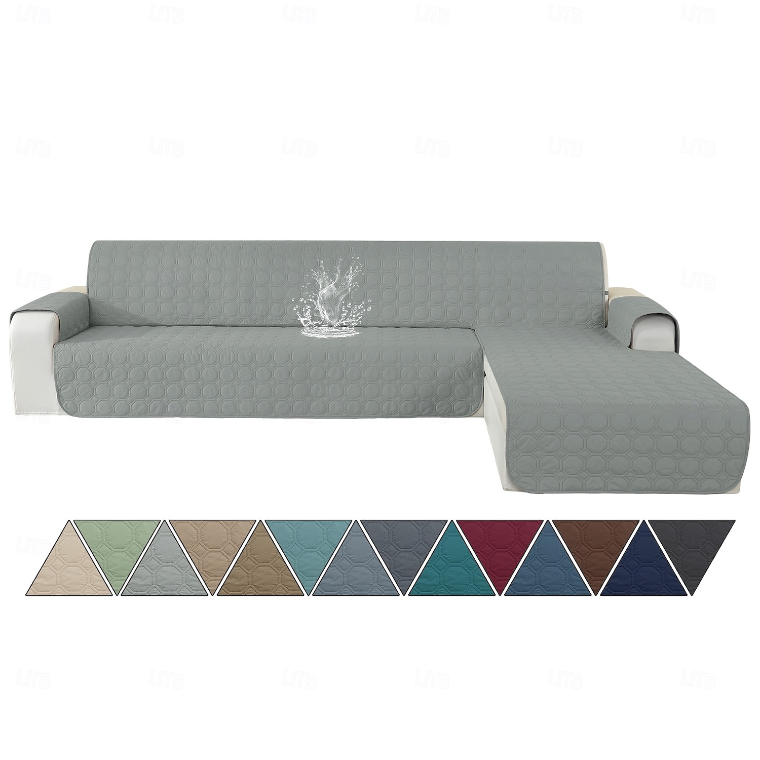 vedenpitävä lemmikkisohvamatto, koko vuoden liukumaton lepotuolin päällinen, moderni minimalistinen sohvansuoja koirille ja kissoille 2026 - $75.99 –P16