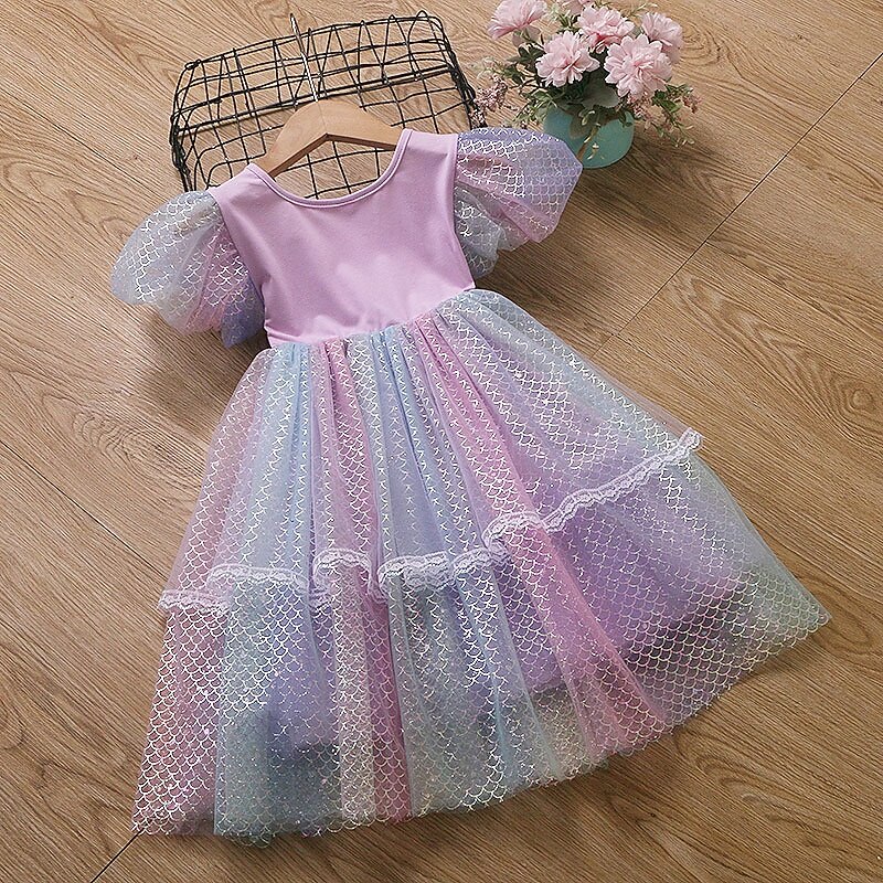 Prinzessin Kleid Cosplay Kostüm Outfits Film Niedlich Balletröckchen LED-Leuchten for Mädchen Kinder Maskerade Buchwoche Täglich Party Ferien 2026 - $41.89 –P5