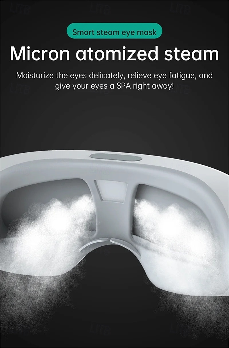 Portable Smart Steam Eye Mask for Dry Eyes, Heated Eye Mask with Warm Mist, Electric Eye Massager for Fatigue Relief, Dark Circles, Sleeping, Rechargeable Eye Spa for Women Men, Office & Home 2026 - $66.99 –P7