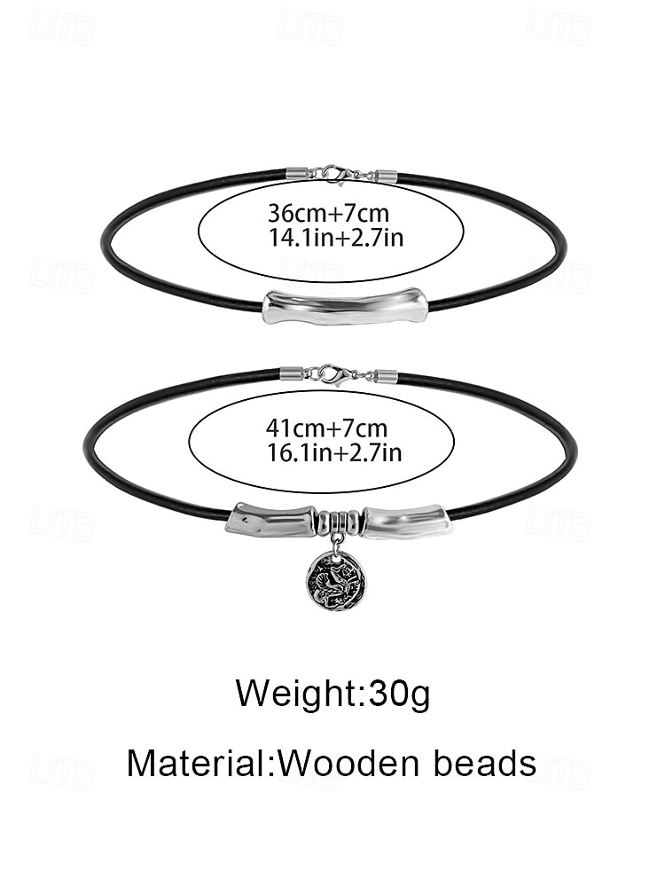Women's Boho Alloy Double Layer Pendant Necklace, Multi Style Charm Choker for Beach Vacation, Summer Resort and Everyday Casual Wear 2026 - $9.99 –P7