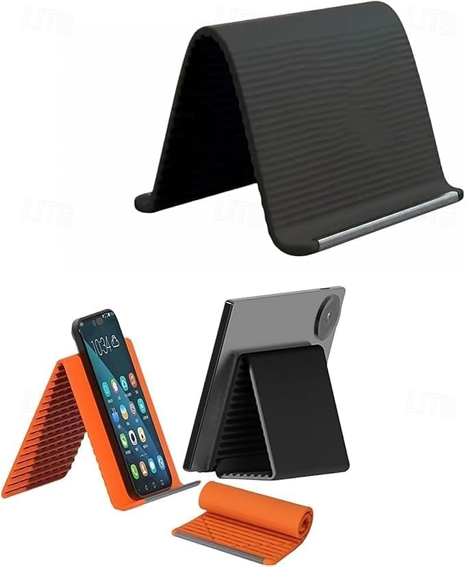 Suporte de silicone para celular com estrutura de alumínio, flexível e dobrável, que se adapta a qualquer formato, com ajuste multiangular para celulares e tablets. &dispositivos pequenos de 2026 por $13.49 –P3