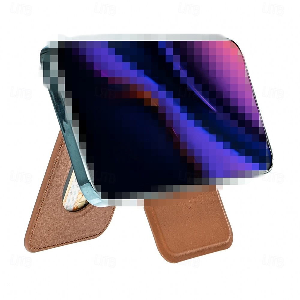 Portefeuille magnétique robuste en cuir avec étui de rangement et support intégré, porte-cartes sécurisé, pochette de rangement pour cartes bancaires et d'identité, accessoires pour porte-cartes en de 2026 ? $23.99 –P13