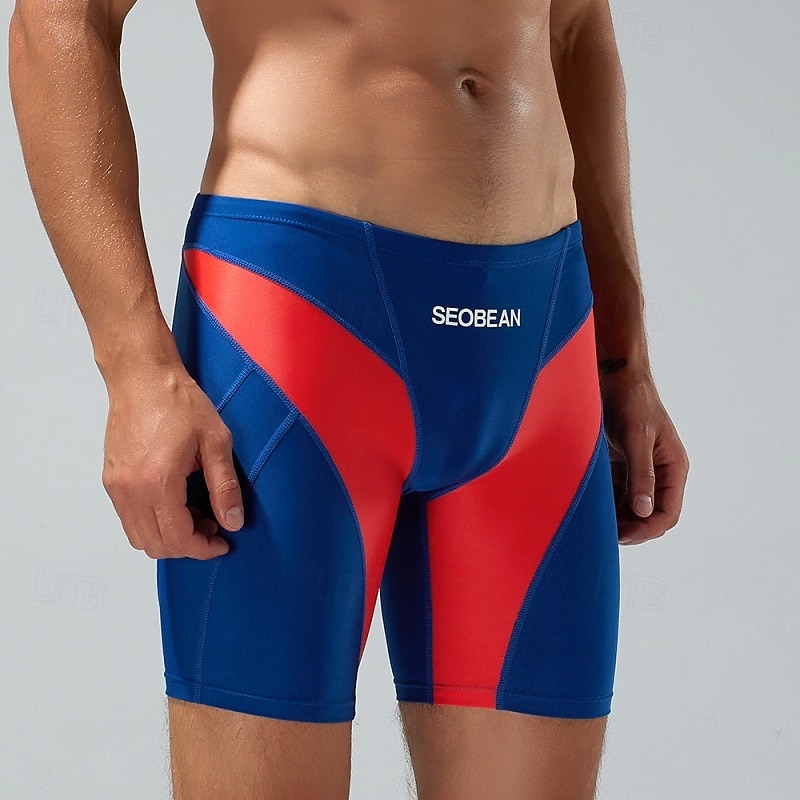Men's Swim Shorts Swim Trunks Geometric Patchwork Quick Dry Elastic Breathable Swimwear Bottoms Surfing Water Sports Swimming Summer 2026 - $25.99 –P12
