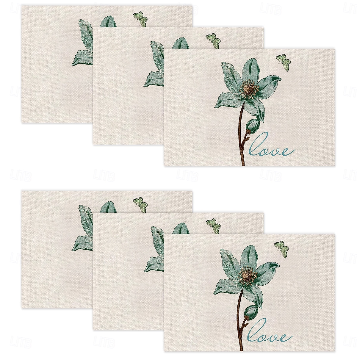 Τραπεζομάντιλο με πεταλούδα ίριδας τεσσάρων εποχών, ορθογώνιο κάλυμμα τραπεζιού από 100% πολυεστέρα, σχέδιο με λουλουδάτο μοτίβο πεταλούδας, πλένεται στο πλυντήριο, ανθεκτικό στη θερμότητα, 2026 - $9.49 –P11