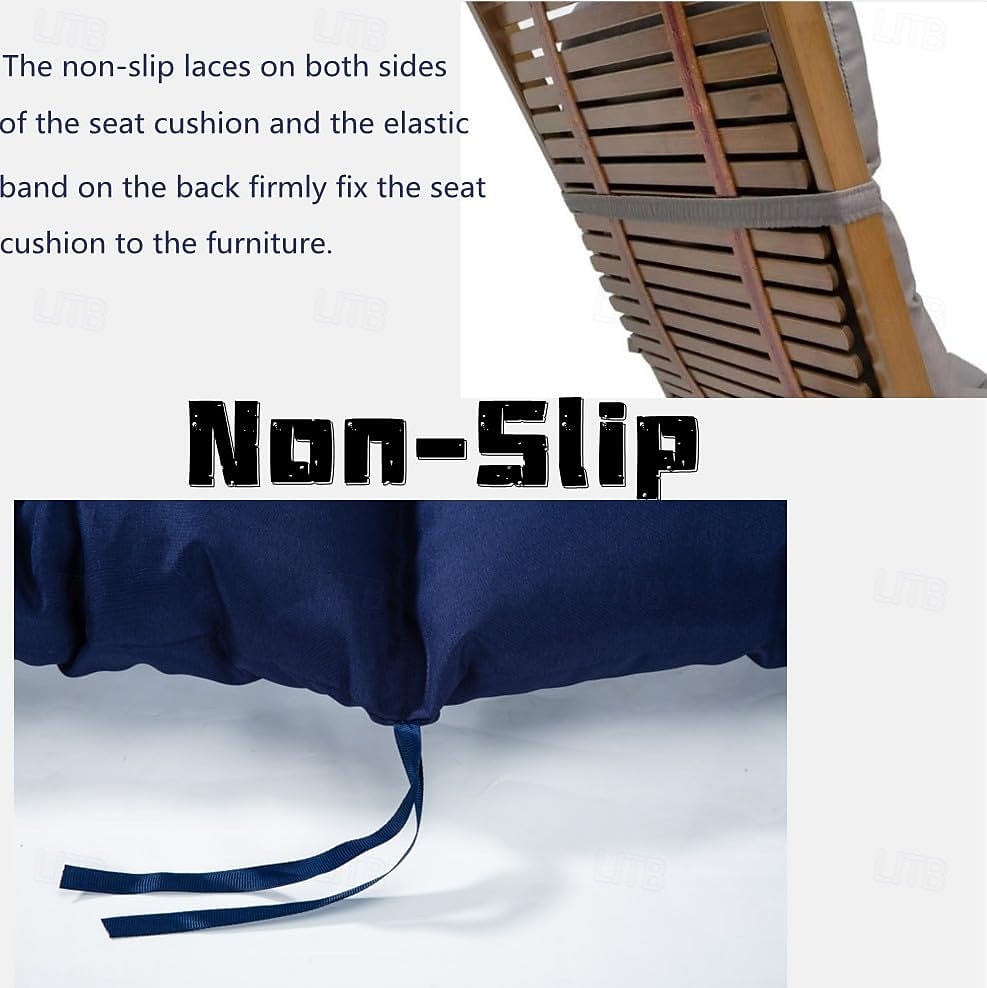 Cuscino per sedia a dondolo da giardino, cuscini da giardino impermeabili e antiscivolo con schienale alto, cuscini per chaise longue da interno/esterno da 43 pollici del 2026 a $53.99 –P4