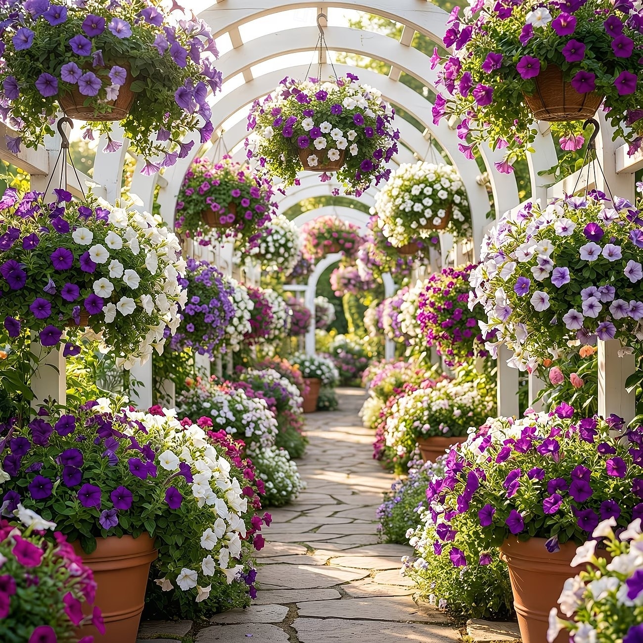 30 flores artificiales con margaritas en degradado de tres colores, perfectas para la decoración de jardines exteriores en primavera. &Decoración de temporada de verano, apta para uso 2026 - $14.99 –P9