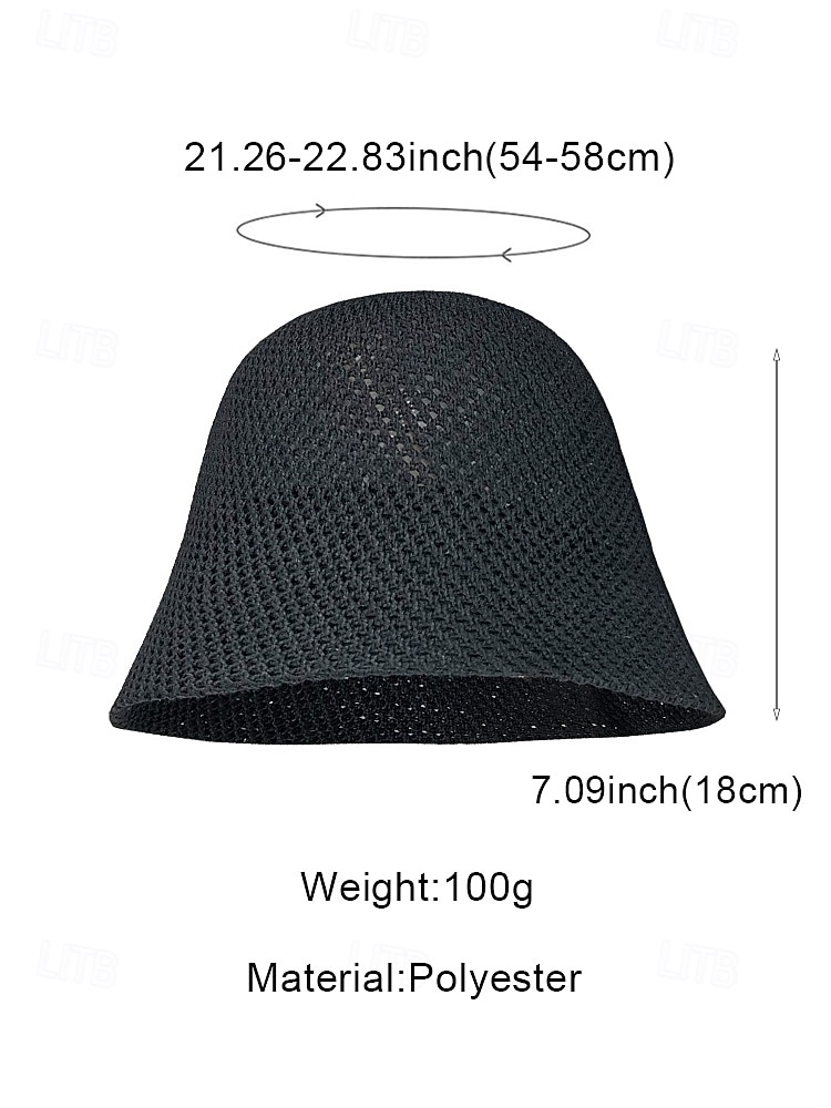 Women's Bohemian Woven Bucket Hat, Breathable Polyester Foldable Sun Hat in Multiple Colors for Beach Vacation, Daily Casual Wear, Travel and Summer Resort Styling 2026 - $14.99 –P11