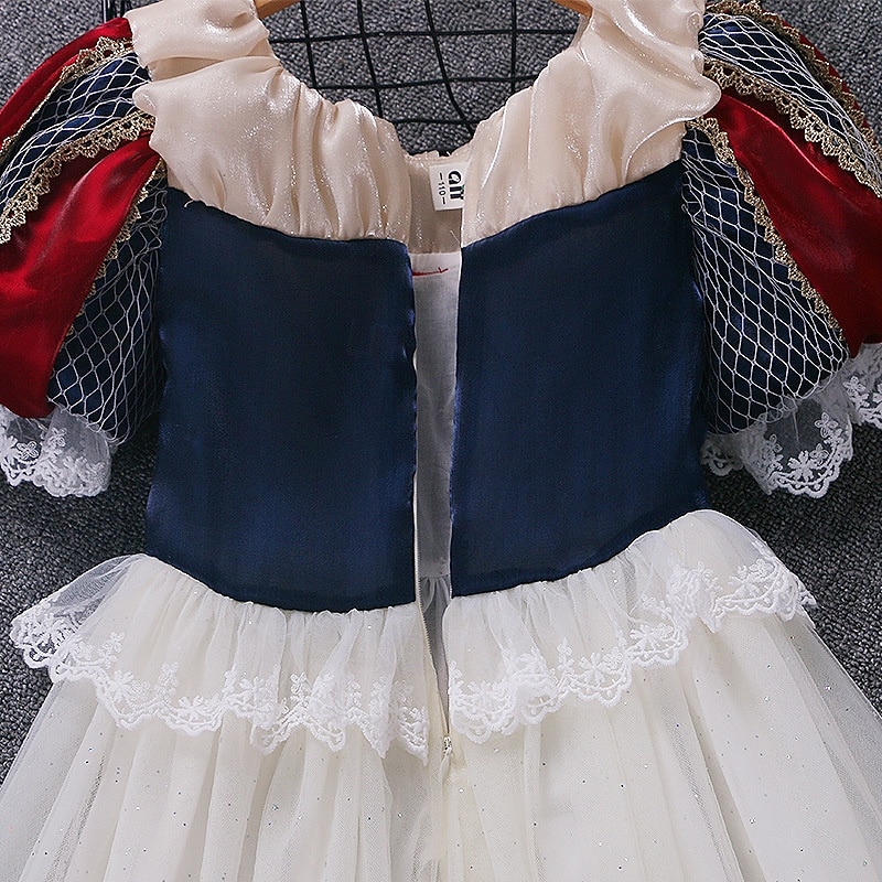 Snow White Princess Dress Cosplay Costume Outfits Movie Cute Tutus Led Light Up for Girls' Kid's Masquerade Daily Holiday Comic Con 2026 - $45.99 –P9