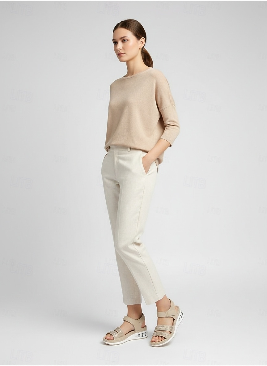 sandali da donna con cuscino d'aria impreziositi da strass - scarpe comode aperte con velcro regolabili per abbigliamento casual e outdoor del 2026 a $24.99 –P3