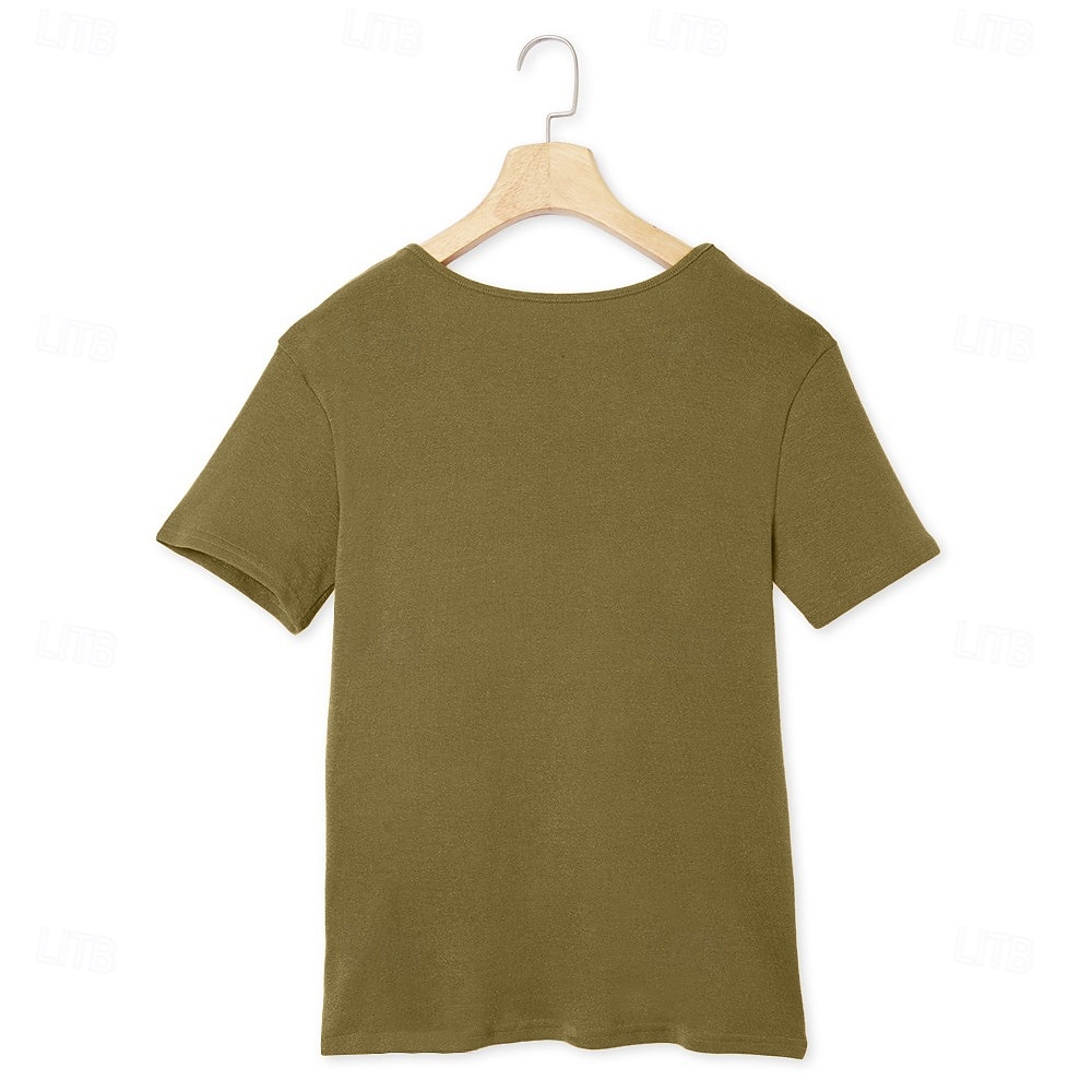 Hombre Camiseta de punto Camiseta superior Camiseta de mezcla de algodón Manga Corta Escote en Pico Verano Color sólido Moda Design Básico De Punto Casual Vacaciones Calle Azul Claro Camiseta 2026 - $18.99 –P8
