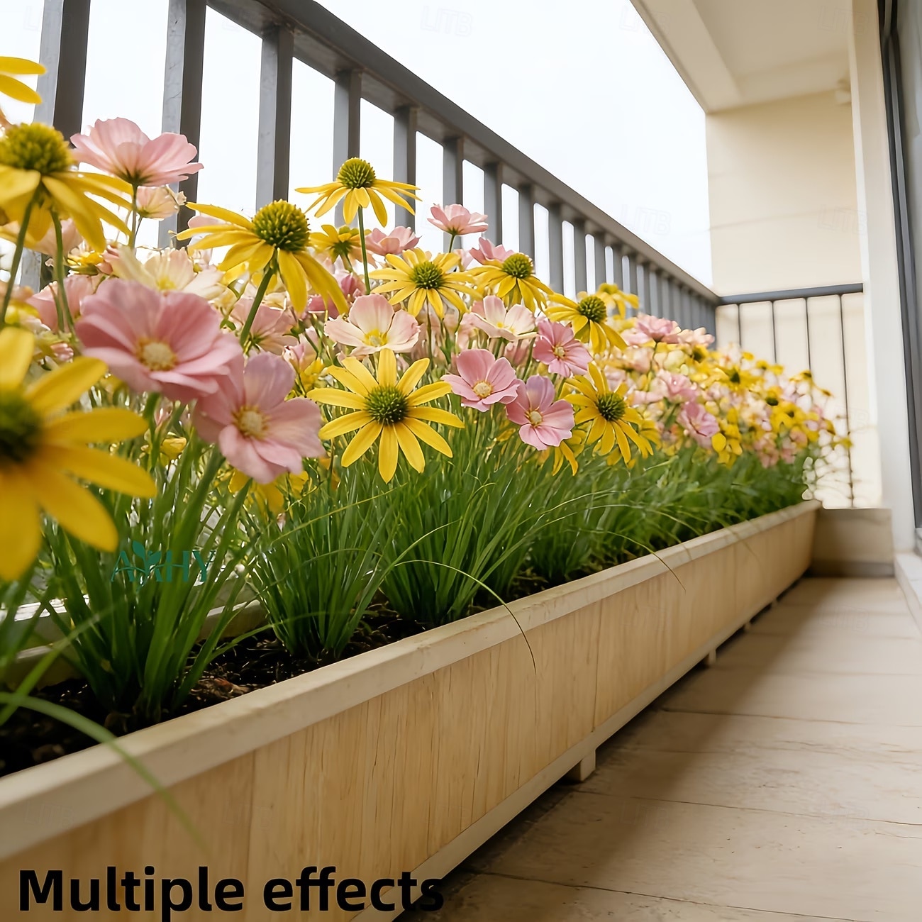 20Pcs Artificial Outdoor Flowers and Bulbous Grass, Plastic Replica Gerbera Daisy and Bulbous Grass Ground Plants, Suitable for Garden, Patio, Hotel Decoration, Easy to Care for All Seasons 2026 - $29.99 –P9