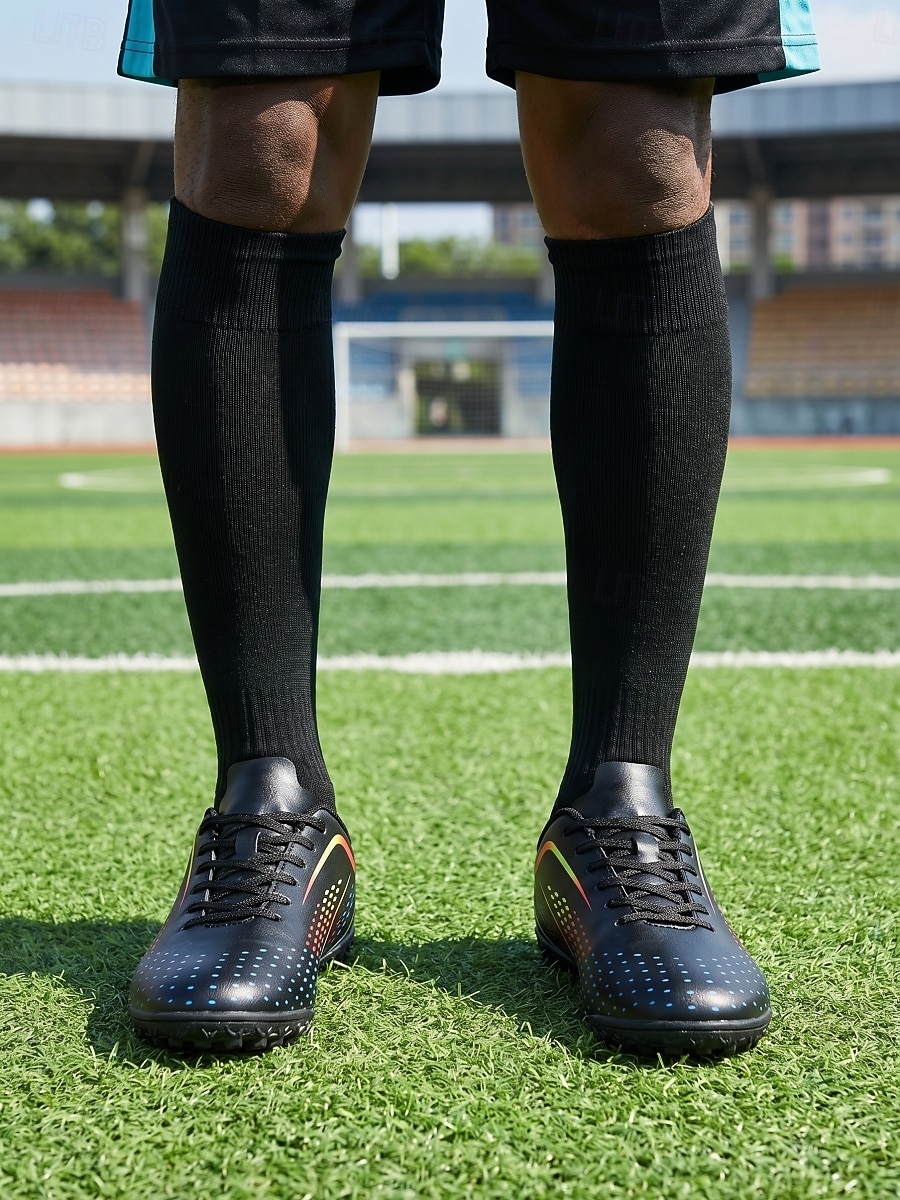 Scarpe da ginnastica sportive nere da uomo con dettagli a strisce arcobaleno, traspiranti, leggere, da corsa, calzature sportive alla moda per uomo, perfette per allenamento, camminate, palestra e abbigliamento casual. del 2026 a $34.99 –P2