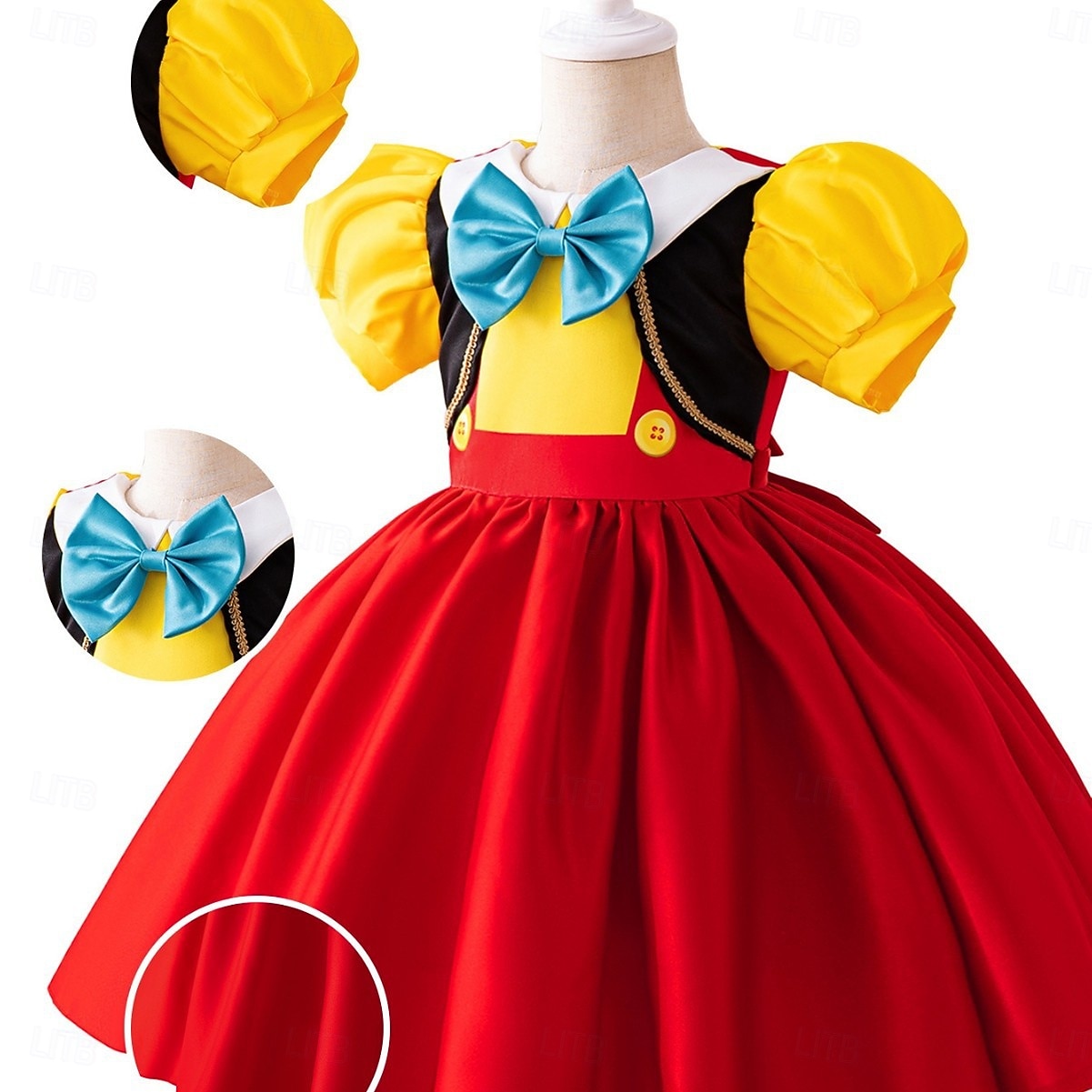 Sirena Principessa Vestito Costume Cosplay Abiti Film Moda Carino Tutù for Ragazze Bambini Mascherata Quotidiano Feste Ferie del 2026 a $37.99 –P3