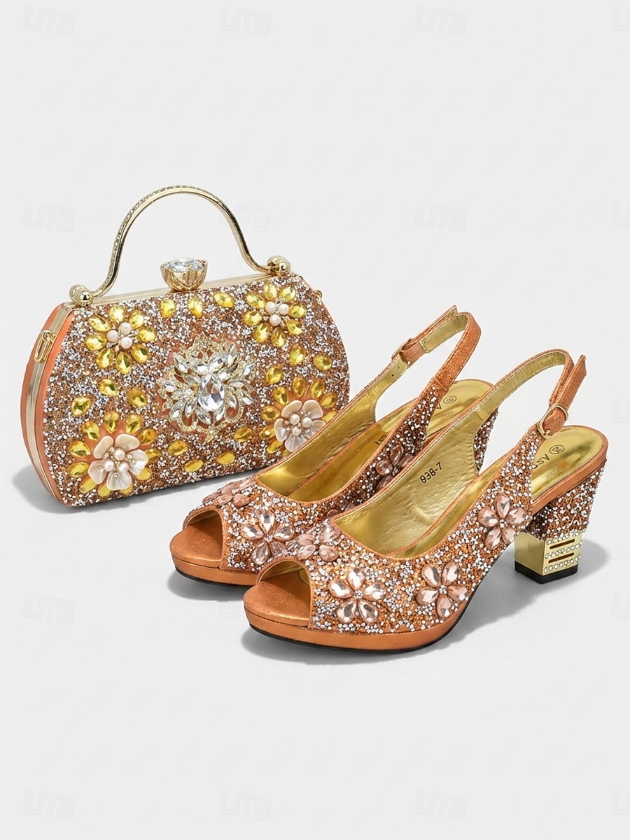 pantofi eleganți pentru femei &set de genți – accesorii asortate șic pentru cocktailuri 2026 - $109.99 –P2