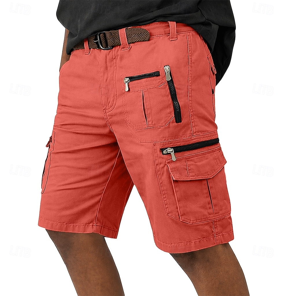Ανδρικά Φορέματα φορτίου Σορτς φορτίου Σορτσάκια Casual σορτς Τσέπη Ελαστική μέση Σκέτο Μήκος μοσχάρι Causal ΕΞΩΤΕΡΙΚΟΥ ΧΩΡΟΥ Streetwear Μοντέρνα Κομψό στυλ street Μαύρο Καφέ Ανελαστικό 2026 - $35.99 –P6
