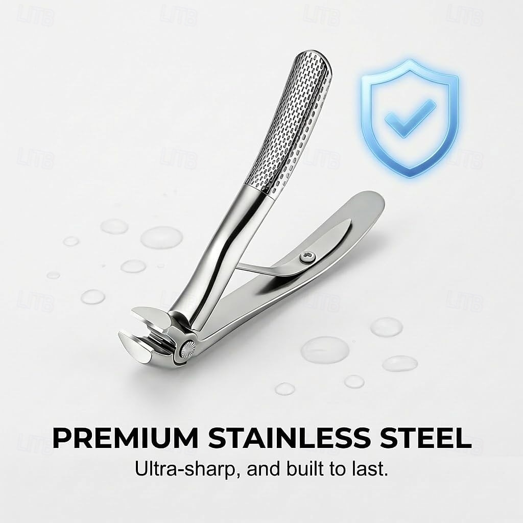 קוצץ ציפורניים לגיל הזהב, קוצץ ציפורניים עם ידית ארוכה וזוויתית נגד החלקה לציפורניים עבות, קוצץ ציפורניים עם לסת רחבה ותופס לציפורניים עבות 2026 - $13.99 –P7