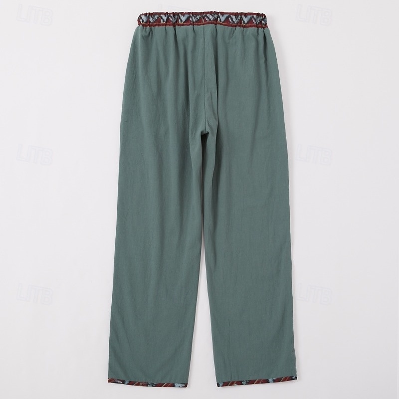 Per uomo Pantaloni di Lino Pantaloni Pantaloni Estivi Pantaloni Larghi Pantaloni da Spiaggia Coulisse Elastico in vita Stampa Comodità Traspirante Lunghezza intera Casuale Quotidiano Ferie Vacanza del 2026 a $26.99 –P3