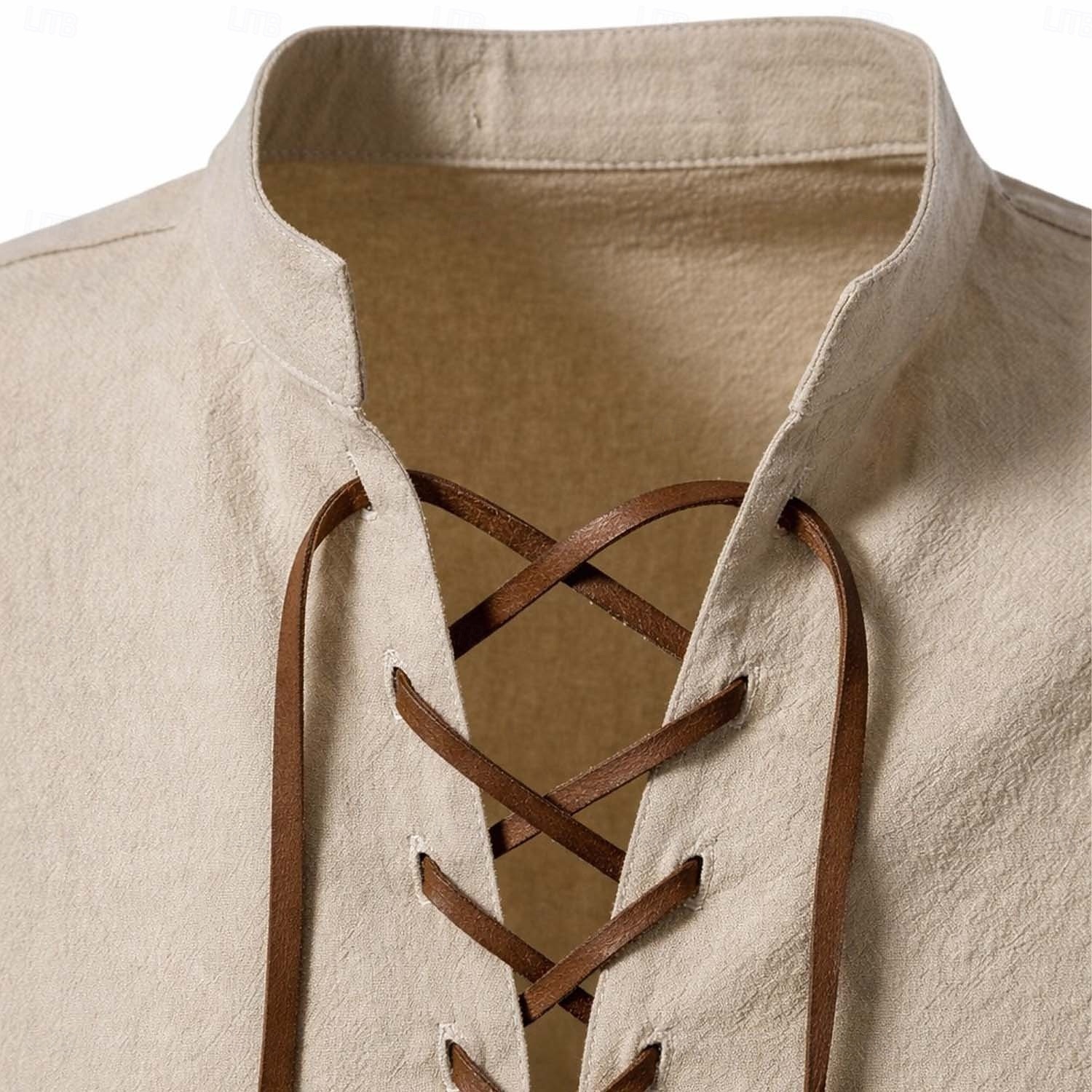 Set Middeleeuws Renaissance Outfits Fancy kostuum Krijger Vikingen Kostuum Voor heren Viking Halloween Carnaval Prestatie LARP Ren Faire Volwassenen Zomer Lente 2026 - $62.14 –P1
