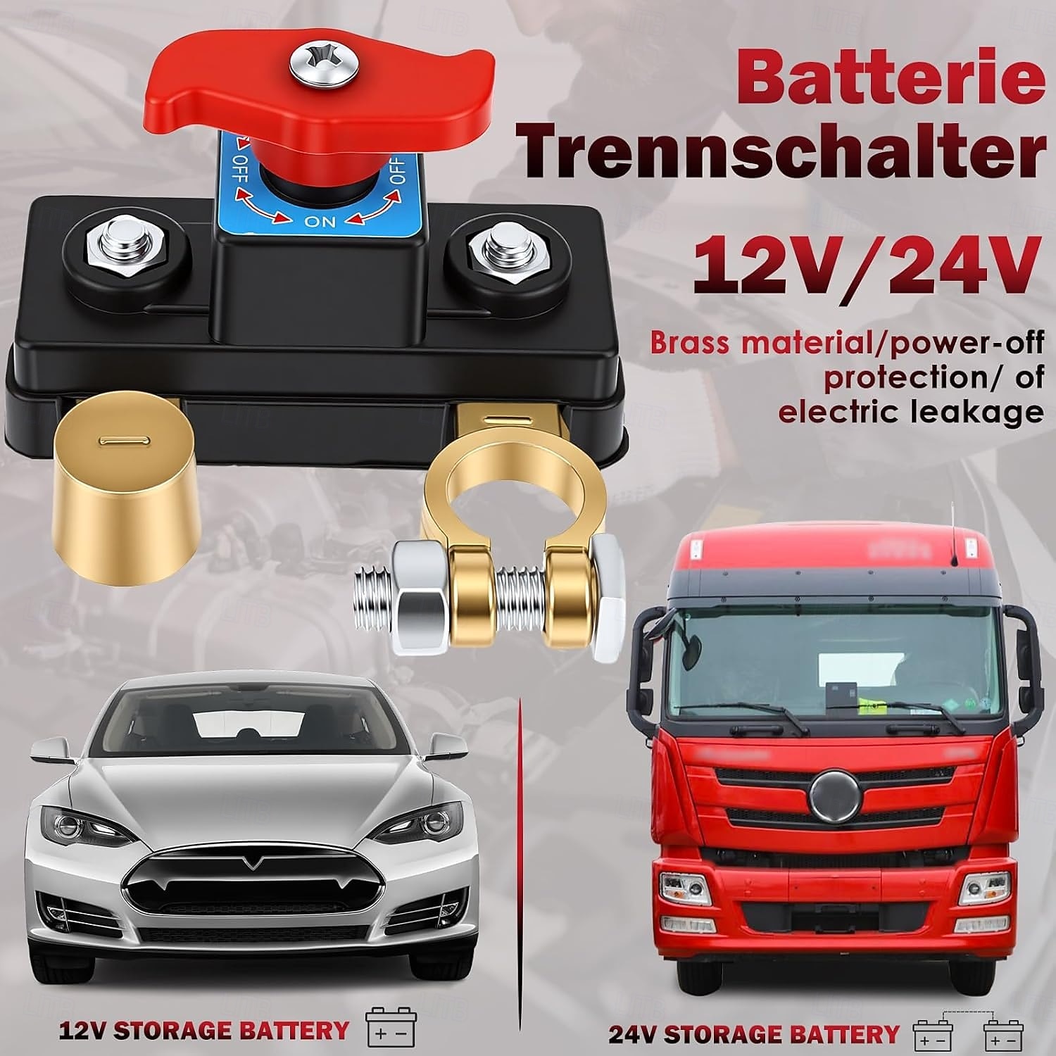 2PCS Car Battery Power Cut-Off Switch Breaker, Stable Transmission High Conductivity Pure Copper Disconnect Switch, Smart Car Battery Disconnect Switch for Boat Rv Car Truck Supplies 2026 - $19.99 –P4