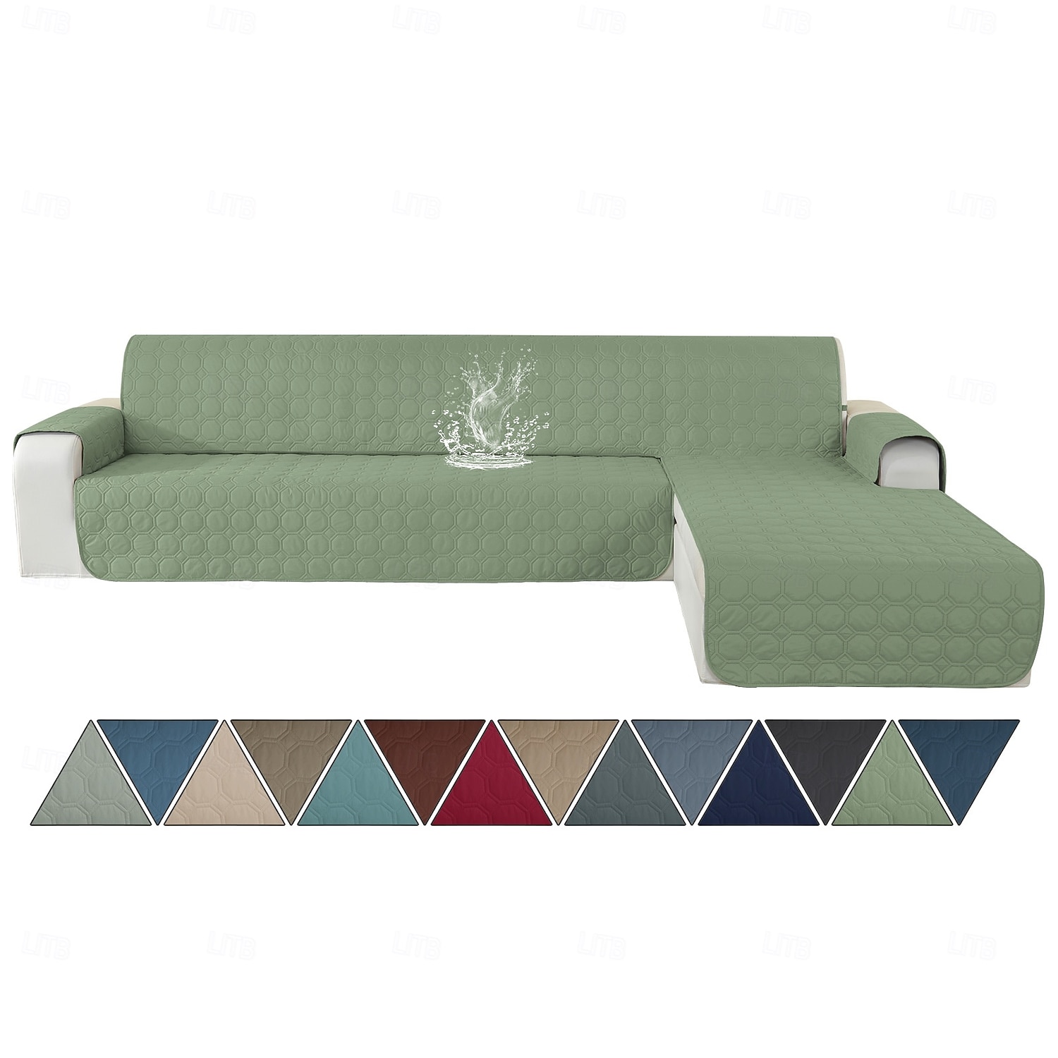 vedenpitävä lemmikkisohvamatto, koko vuoden liukumaton lepotuolin päällinen, moderni minimalistinen sohvansuoja koirille ja kissoille 2026 - $75.99 –P13