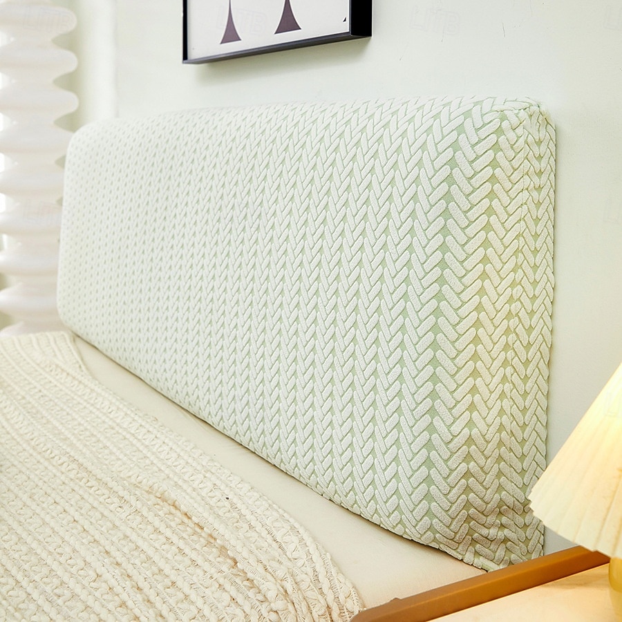Capa de cabeceira espessa em jacquard com cobertura total e à prova de poeira. Protetor de cabeceira em jacquard espesso para cama. de 2026 por $25.99 –P7