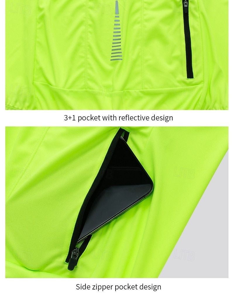 Męskie Koszulka rowerowa Jeden kolor Krótki rękaw Rower Dżersej Top z 3 tylnymi kieszeniami Odporny na UV Szybkie wysychanie Kieszeń na plecach Odvádí pot Sport Czarny Biały Czerwony Odzież 2026 - $26.99 –P16