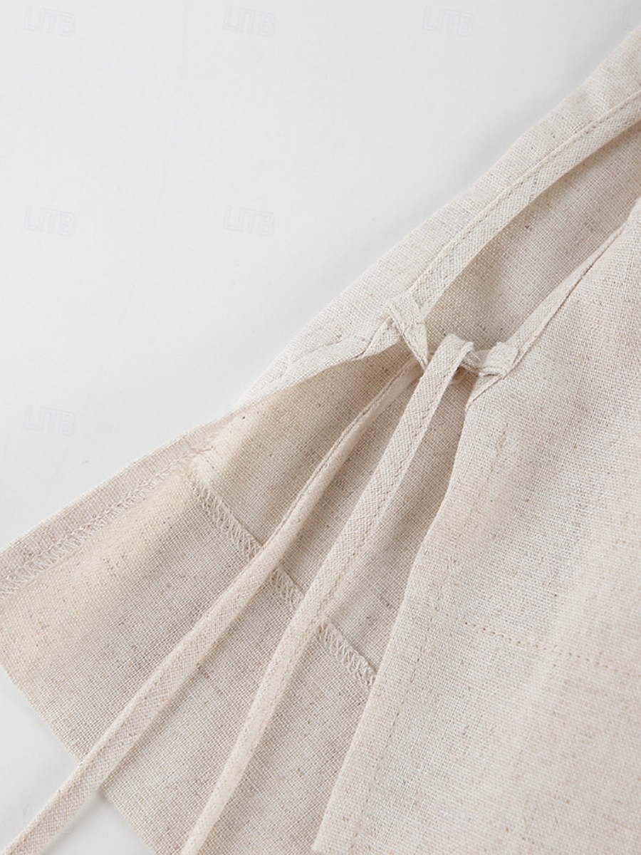 Women's Cotton Linen Sets Two Piece Sets Camis Sleeveless Crew Neck Plain Vacation Fashion Streetwear Casual Daily Outdoor Orange Brown Green Summer Regular Fit 2026 - $51.99 –P14