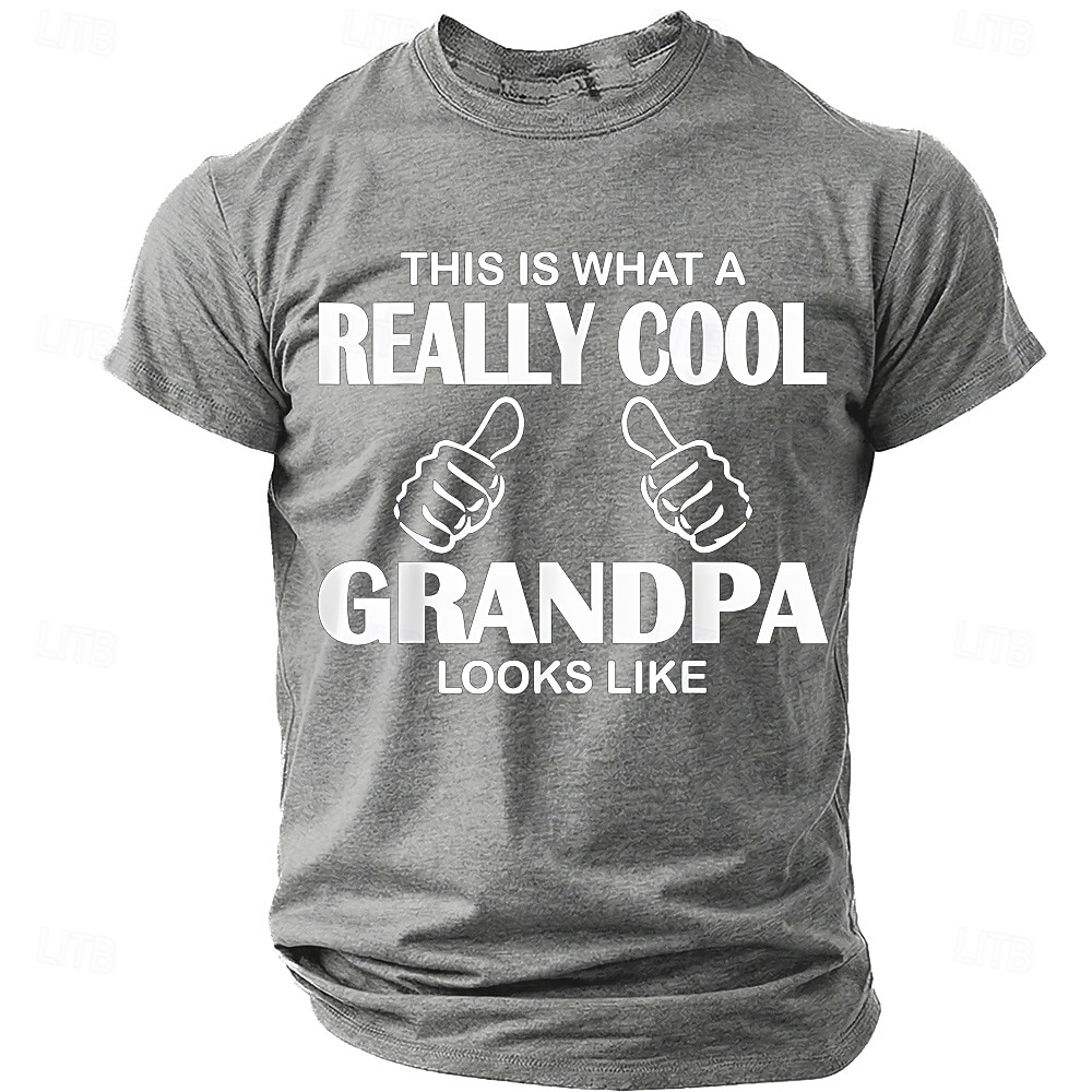 Ecco come appare un nonno davvero fantastico. Maglietta da uomo con stampa divertente e spiritosa, maniche corte, girocollo, casual, regalo, abbigliamento firmato, taglie S, M, L, XL, XXL. del 2026 a $9.99 –P8