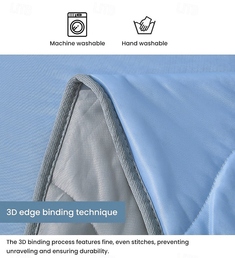 Trapunta rinfrescante estiva, coperta leggera e traspirante, morbida coperta in seta ghiaccio per camera da letto, biancheria da letto per la casa del 2026 a $25.99 –P5