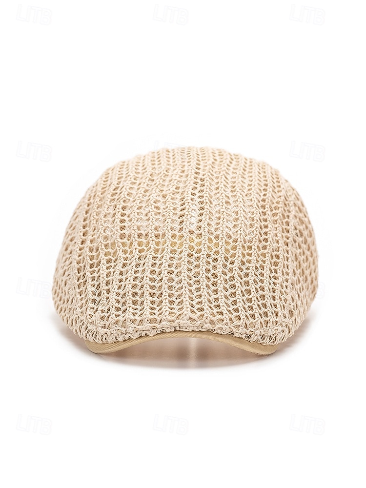 Cappello da uomo in paglia intrecciata, leggero e traspirante, multicolore, ideale per vacanze al mare o per l'uso quotidiano all'aperto, elegante e comodo. del 2026 a $14.99 –P5