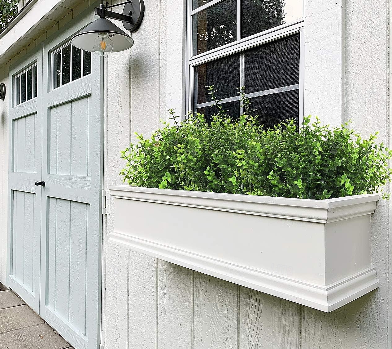 ٨ حزم من نباتات البقس الاصطناعية، نباتات ربيعية صناعية خارجية، شجيرات صناعية مقاومة للأشعة فوق البنفسجية، سيقان خضراء خارجية، أزهار خارجية تبدو حقيقية، أوكالبتوس صناعي 2026 - $15.99 –P7