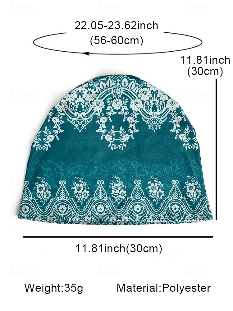 Women's Bohemian Soft Lightweight Polyester Hat Headscarf Neck Gaiter, Multi-Color Ethnic Print Hair Wrap and Tube Scarf for Beach Vacation Travel and Everyday Casual Wear 2026 - $11.99 –P7
