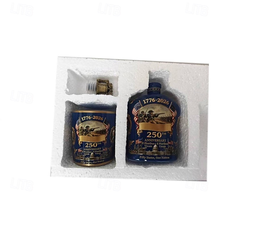 Conjunto de 2 copos de uísque ovais comemorativos do 250º aniversário, reutilizáveis e versáteis, perfeitos para celebrações como o 4 de julho, ideais para presentear idosos, amigos e entes queridos. de 2026 por $35.99 –P4