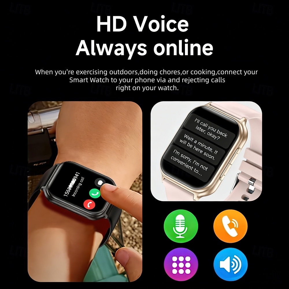 Smart Watch for Men Women with 2 Straps, Fitness Tracker with Sleep Monitor, DIY Watch Face 1.83" Touch Screen Smartwatch, Activity Tracker for Android iOS Phones 2026 - $32.99 –P8