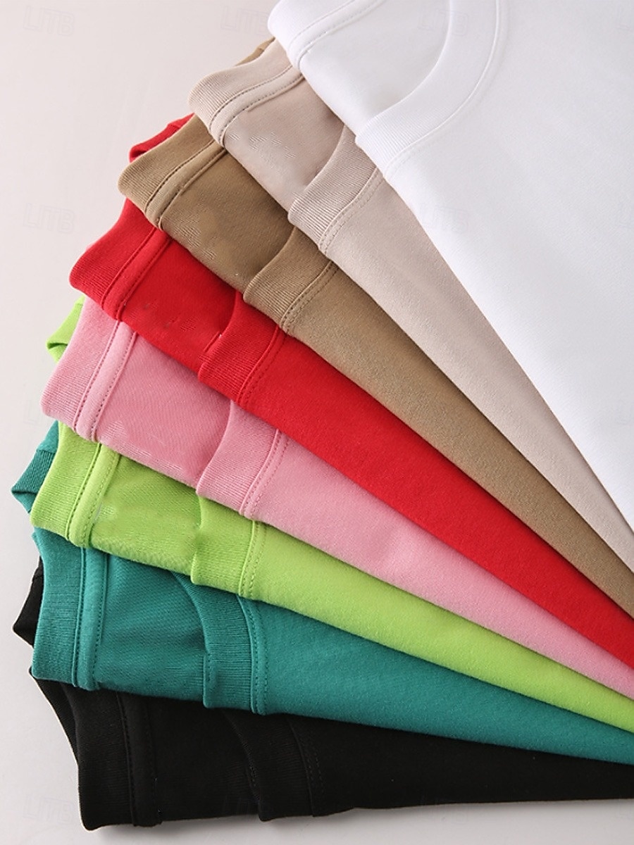 tricou damă tricou cu sistem de absorbție a umezelii tricou de mătase elegant clasic mânecă scurtă guler rotund topuri obișnuite casual sport de plajă negru alb roz roșu bleumarin vară primăvară 2026 - $19.99 –P11