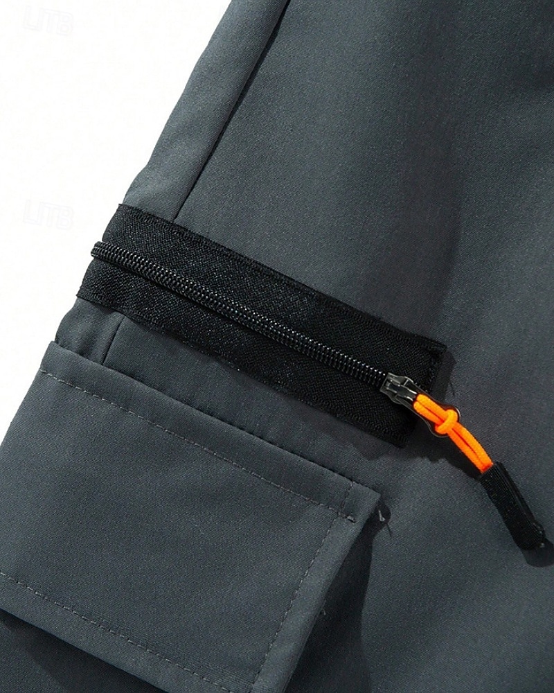 Men's Outdoor Pants Cargo Pants Hiking Pants Trousers Summer Spring Autumn / Fall Outdoor Tailored Fit Waterproof Quick Dry Breathable Pants / Trousers Drawstring Pocket Elastic Waist Black Army Green 2026 - $24.99 –P10