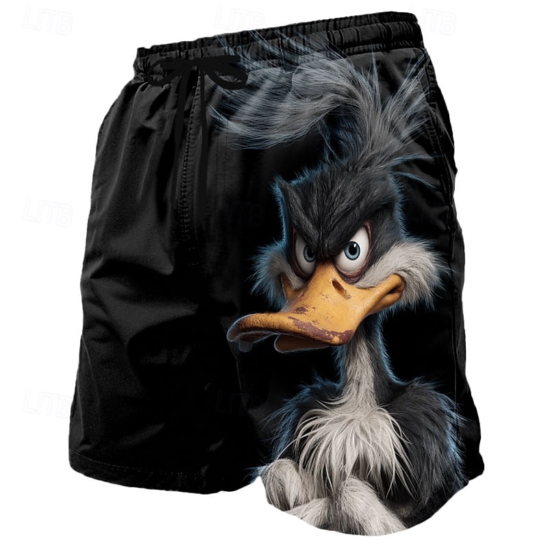 Bărbați Amuzant Rață animale de desene animate Boxeri înot Costume de baie Pantaloni scurți de baie Pantaloni Scurti Talie medie Hawaiană Vacanta la plaja Buzunare laterale Căptușeală din plasă Talie 2026 - $20.99 –P3