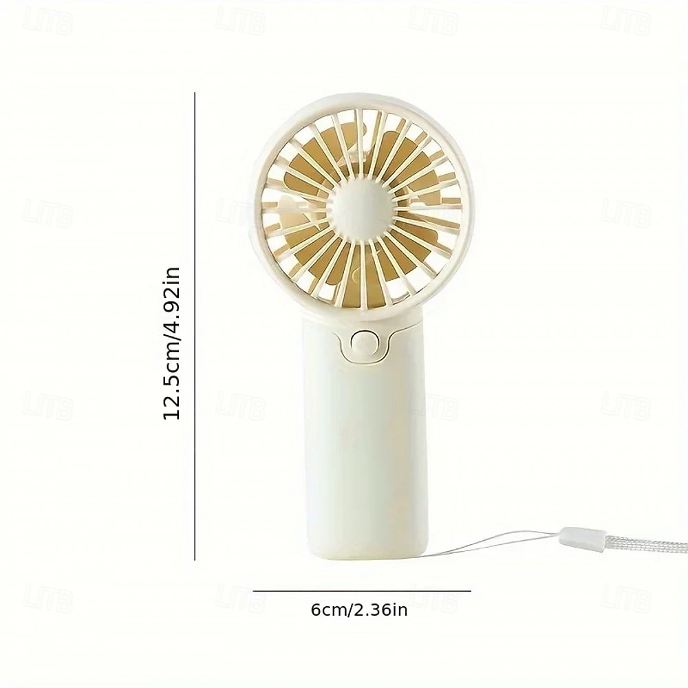 Cute Mini Fan Portable Handheld Fan Lightweight Handy Fan Pocket Size Low Noise Small Electric Fan Student Gift AA Battery Cooling Portable Hand Fan for Outdoor Home 2026 - $9.99 –P9