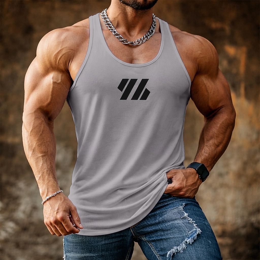 Men's Tank Top Vest Undershirt Sleeveless Shirt Sleeveless Crew Neck V Neck Scoop Neck Summer Plain Fashion Sporty Classic Quick Dry Casual Gym Street Black White Yellow Top Tee for Men 2026 - $17.99 –P5