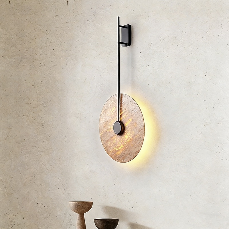 Kinkiety do sypialni, montowane przy łóżku, lampa z kamiennym kloszem, industrialne, podłączane na stałe do sypialni, salonu i hotelu, 110-240 V 2026 - $268.79 –P2