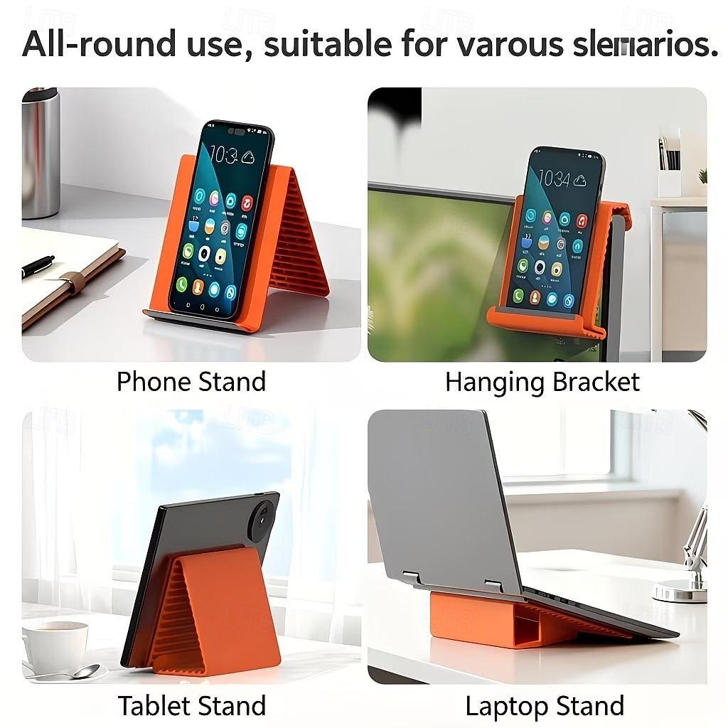 Suporte de silicone para celular com estrutura de alumínio, flexível e dobrável, que se adapta a qualquer formato, com ajuste multiangular para celulares e tablets. &dispositivos pequenos de 2026 por $13.49 –P9