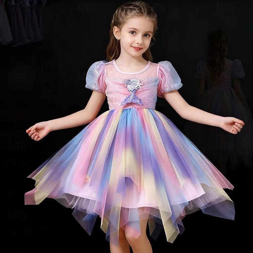 Princess Dress Cosplay Costume Outfits Movie Fashion Cute Tutus for Girls' Kid's Masquerade Daily Holiday Comic Con 2026 - $34.99 –P1