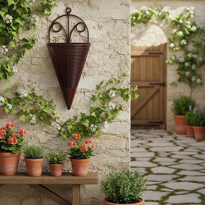 Lot de 6 paniers à fleurs suspendus décoratifs, style triangulaire, tressés, parfaits pour décorer votre intérieur (Noël, Halloween, etc.). Idée cadeau idéale. de 2026 ? $21.99 –P6