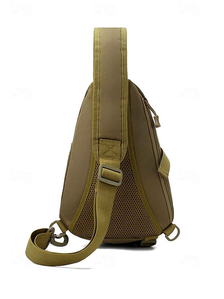 Men's Polyester Sling Bag Chest Pack, Multi-Color Crossbody Bag with Adjustable Shoulder Strap, Ideal for Casual Daily Use, Outdoor Sports, Hiking, Fishing and Travel 2026 - $24.99 –P6
