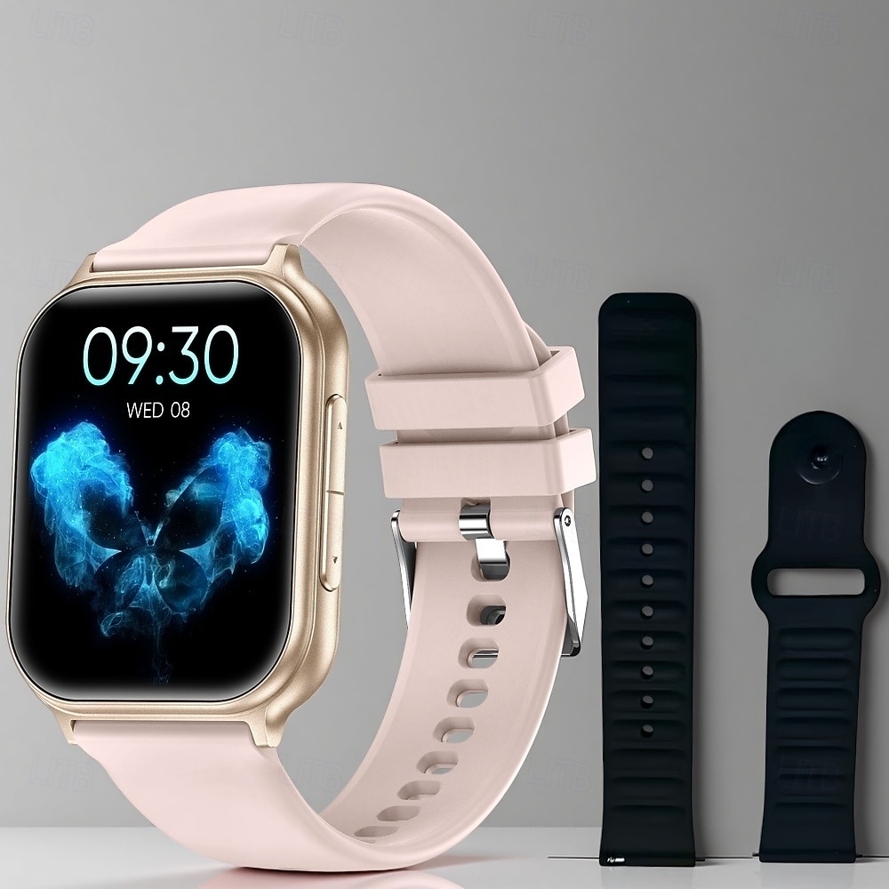 Smart Watch for Men Women with 2 Straps, Fitness Tracker with Sleep Monitor, DIY Watch Face 1.83" Touch Screen Smartwatch, Activity Tracker for Android iOS Phones 2026 - $32.99 –P2