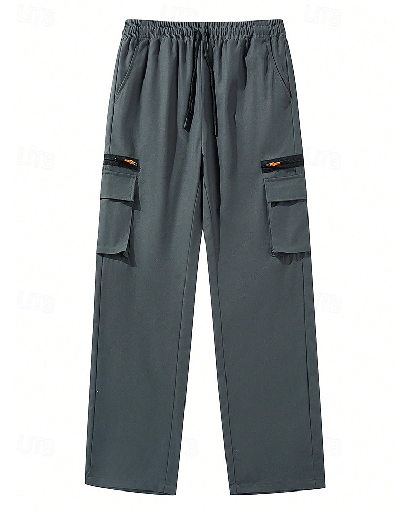 Men's Outdoor Pants Cargo Pants Hiking Pants Trousers Summer Spring Autumn / Fall Outdoor Tailored Fit Waterproof Quick Dry Breathable Pants / Trousers Drawstring Pocket Elastic Waist Black Army Green 2026 - $24.99 –P6