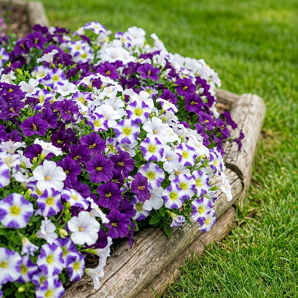 30 flores artificiales con margaritas en degradado de tres colores, perfectas para la decoración de jardines exteriores en primavera. &Decoración de temporada de verano, apta para uso 2026 - $14.99 –P5