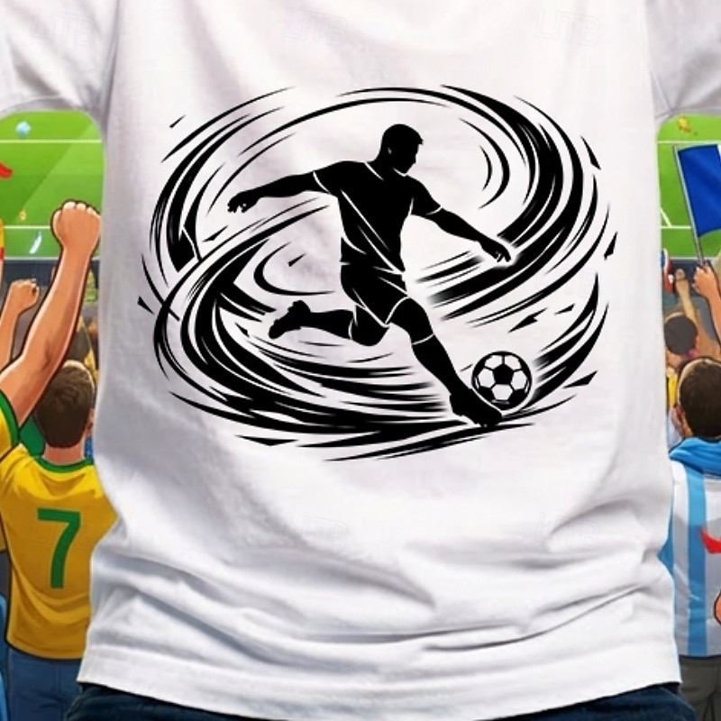 Boys' 3D Graphic Football T shirt Tee Short Sleeve 3D Print Summer Spring Sports Fashion Streetwear Kids 4-12 Years Crew Neck Casual Daily Outdoor Regular Fit 2026 - $14.49 –P3