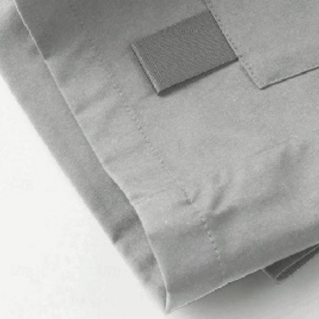 Herr Cargobyxor Cargo-shorts Shorts Casual shorts Snörning Ficka Elastisk midja Slät Enfärgat Knelängd Utomhus Streetwear Camping Mode Streetwear Svart Marinblå Oelastisk 2026 - $21.99 –P9